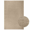 Matto ZIZUR beige 200x290 cm juuttityyli sisä- ja ulkokäyttöön