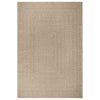 Matto ZIZUR beige 200x290 cm juuttityyli sisä- ja ulkokäyttöön