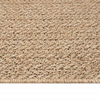 Beige matto zizur Kanesha 240x240cm (juuttityyli sisä- ja ulkokäyttöön)