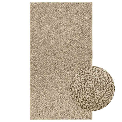 Matto ZIZUR beige 80x150 cm juuttityyli sisä- ja ulkokäyttöön