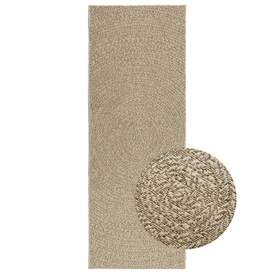 Matto ZIZUR beige 80x200 cm juuttityyli sisä- ja ulkokäyttöön