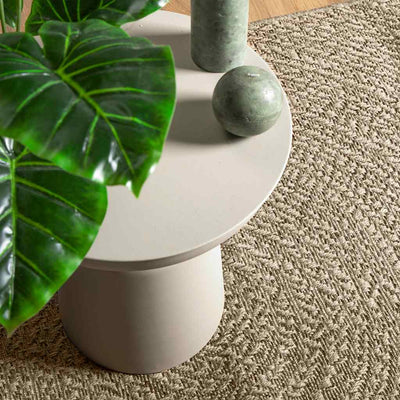 Matto ZIZUR beige 80x250 cm juuttityyli sisä- ja ulkokäyttöön