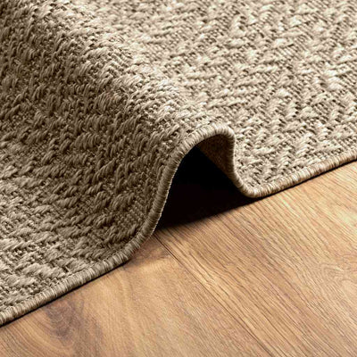 Matto ZIZUR beige 80x250 cm juuttityyli sisä- ja ulkokäyttöön