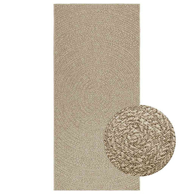 Matto ZIZUR beige 100x200 cm juuttityyli sisä- ja ulkokäyttöön