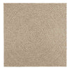 Matto ZIZUR beige 120x120 cm juuttityyli sisä- ja ulkokäyttöön