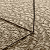 Matto ZIZUR beige 120x120 cm juuttityyli sisä- ja ulkokäyttöön