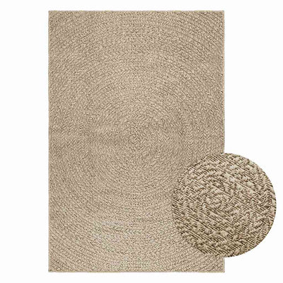Matto ZIZUR beige 120x170 cm juuttityyli sisä- ja ulkokäyttöön