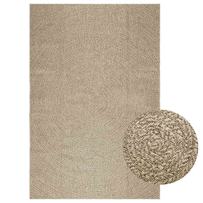 Matto ZIZUR beige 160x230 cm juuttityyli sisä- ja ulkokäyttöön