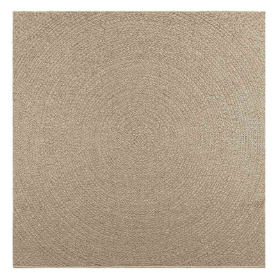 Matto ZIZUR beige 200x200 cm juuttityyli sisä- ja ulkokäyttöön