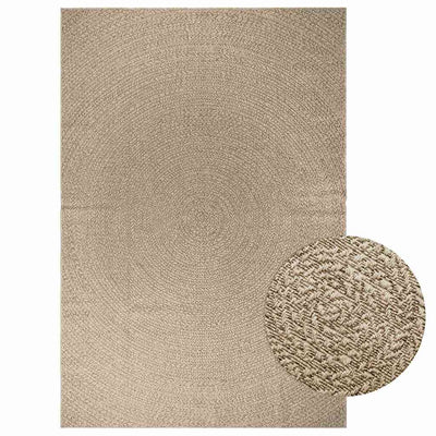 Matto ZIZUR beige 200x290 cm juuttityyli sisä- ja ulkokäyttöön