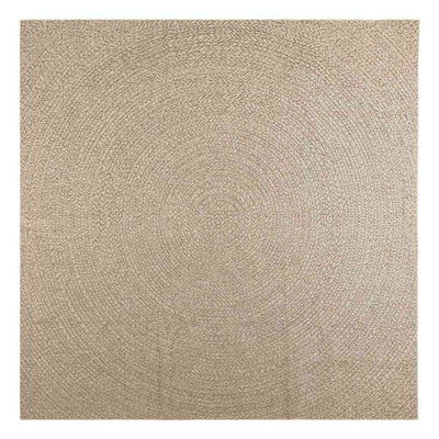 Matto ZIZUR beige 240x240 cm juuttityyli sisä- ja ulkokäyttöön