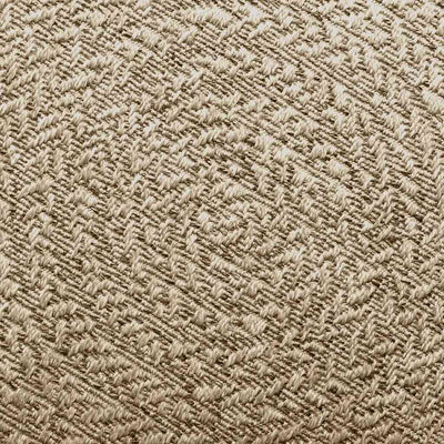 Matto ZIZUR beige Ø 90 cm juuttityyli sisä- ja ulkokäyttöön