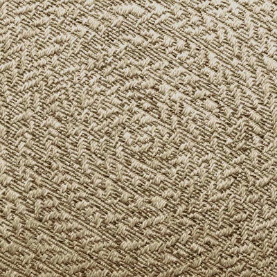 Matto ZIZUR beige Ø 120 cm juuttityyli sisä- ja ulkokäyttöön