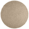 Matto ZIZUR beige Ø 160 cm juuttityyli sisä- ja ulkokäyttöön