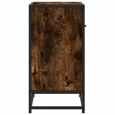 yökaappi savustettu tammi 60x31x60 cm tekninen puu ja metalli