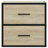 Sonoma oak seinäkaapit Messinger 40x31x39,5cm (2 kpl)