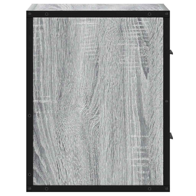 Seinäkaapit 2 kpl Harmaa Sonoma 40x31x39,5 cm