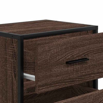 Seinäkaapit 2 kpl Ruskea Tammi 40x31x39,5 cm