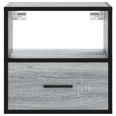 Seinäkaapit 2 kpl Harmaa Sonoma 40x31x39,5 cm