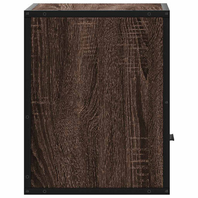 Seinäkaapit 2 kpl Ruskea Tammi 40x31x39,5 cm