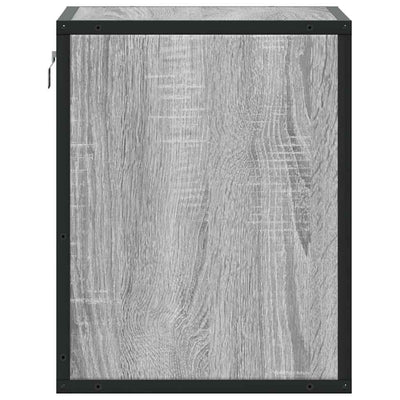 Seinäkaapit 2 kpl Harmaa Sonoma 40x31x39,5 cm