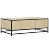 Sonoma tammi sohvapöytä Dionel 100x57x35cm (puinen ja metalli)