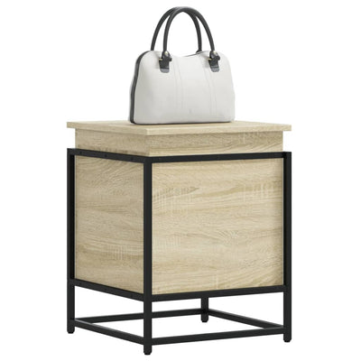 Säilytyslaatikko kannella sonoma Sinaie 40x40x51,5cm (puinen)