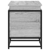 Säilytyslaatikko kannella harmaa 100x40x51,5 cm tekninen puu