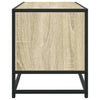 TV-taso Sonoma-tammi 80x34,5x40 cm tekninen puu ja metalli