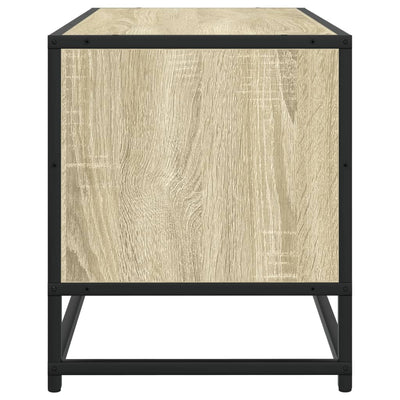 TV-taso Sonoma-tammi 80x34,5x40 cm tekninen puu ja metalli