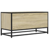 TV-taso Sonoma-tammi 80x34,5x40 cm tekninen puu ja metalli