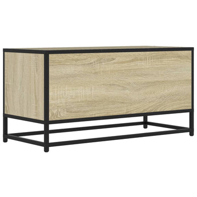 TV-taso Sonoma-tammi 80x34,5x40 cm tekninen puu ja metalli
