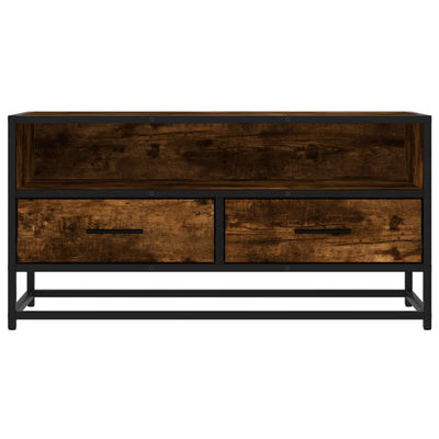 TV-taso savutammi 80x34,5x40 cm tekninen puu ja metalli
