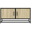 TV-taso Sonoma-tammi 80x34,5x40 cm tekninen puu ja metalli