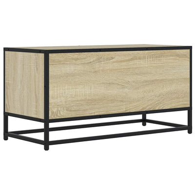 TV-taso Sonoma-tammi 80x34,5x40 cm tekninen puu ja metalli
