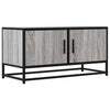TV-taso harmaa Sonoma 80x34,5x40 cm tekninen puu ja metalli