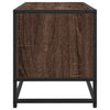 TV-taso ruskea tammi 80x34,5x40 cm tekninen puu ja metalli
