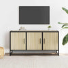 TV-taso Sonoma-tammi 100x35x50 cm tekninen puu ja metalli