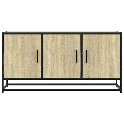 TV-taso Sonoma-tammi 100x35x50 cm tekninen puu ja metalli