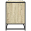 TV-taso Sonoma-tammi 100x35x50 cm tekninen puu ja metalli