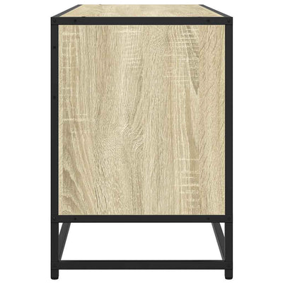 TV-taso Sonoma-tammi 100x35x50 cm tekninen puu ja metalli
