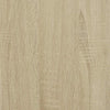 TV-taso Sonoma-tammi 100x35x50 cm tekninen puu ja metalli