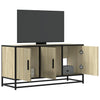 TV-taso Sonoma-tammi 100x35x50 cm tekninen puu ja metalli