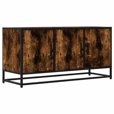 TV-taso savutammi 100x35x50 cm tekninen puu ja metalli
