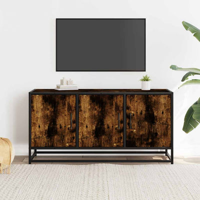 TV-taso savutammi 100x35x50 cm tekninen puu ja metalli