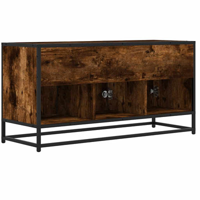 TV-taso savutammi 100x35x50 cm tekninen puu ja metalli