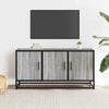 TV-taso harmaa Sonoma 100x35x50 cm tekninen puu ja metalli