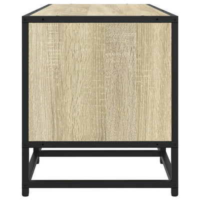 TV-taso Sonoma-tammi 100x35x41 cm tekninen puu ja metalli