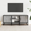 TV-taso harmaa Sonoma 100x35x41 cm tekninen puu ja metalli