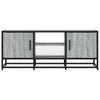 TV-taso harmaa Sonoma 100x35x41 cm tekninen puu ja metalli